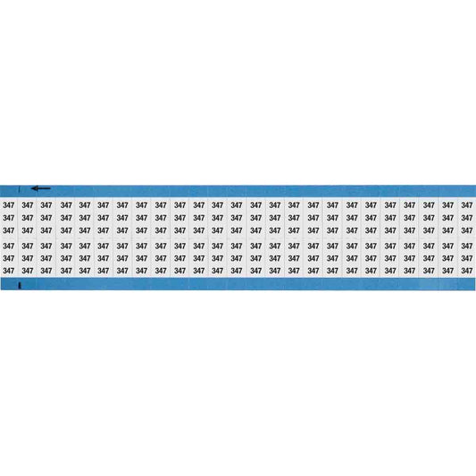 Wire Marker 0.75in H x 0.36in W, 347