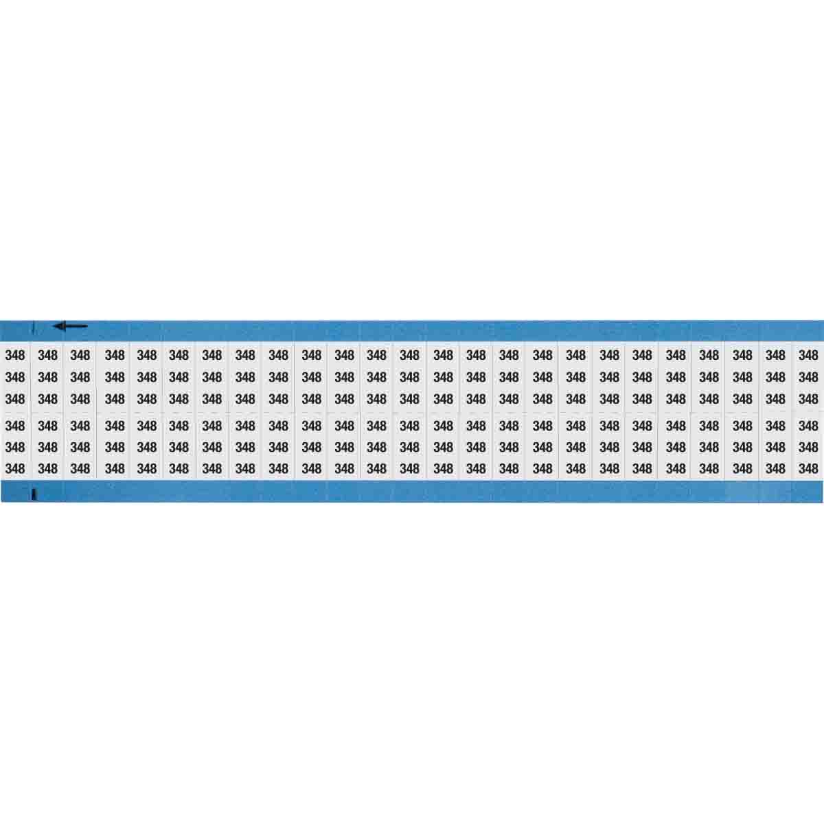 Wire Marker 0.75in H x 0.36in W, 348