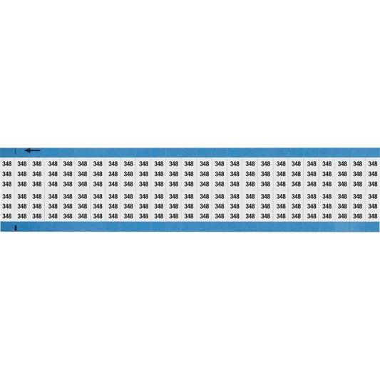 Wire Marker 0.75in H x 0.36in W, 348