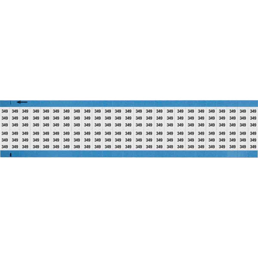 Wire Marker 0.75in H x 0.36in W, 349