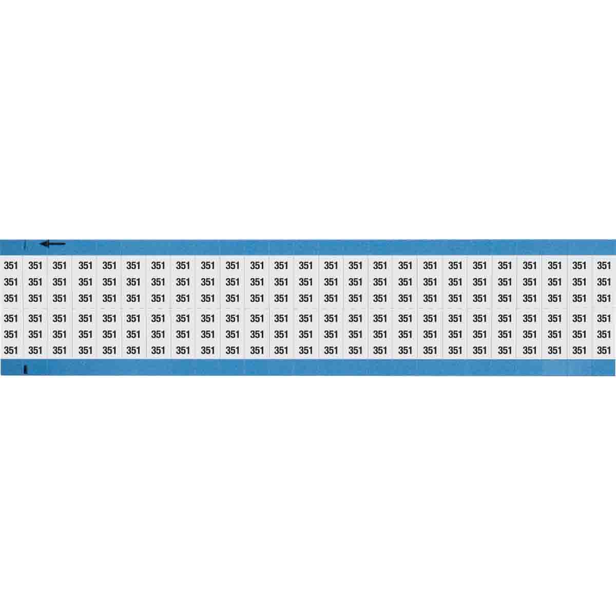 Wire Marker 0.75in H x 0.36in W, 351