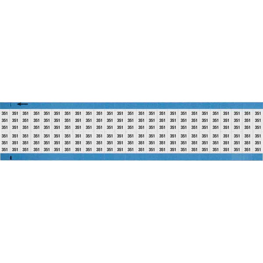 Wire Marker 0.75in H x 0.36in W, 351