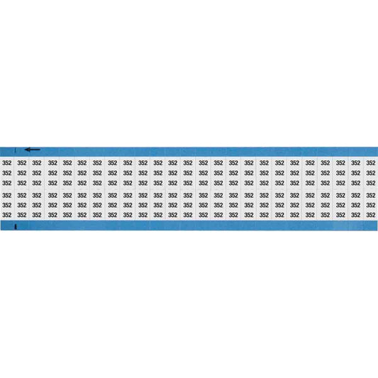 Wire Marker 0.75in H x 0.36in W, 352