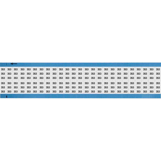 Wire Marker 0.75in H x 0.36in W, 353