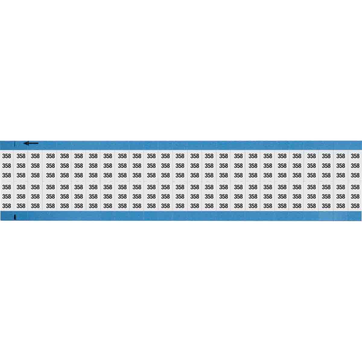 Wire Marker 0.75in H x 0.36in W, 358