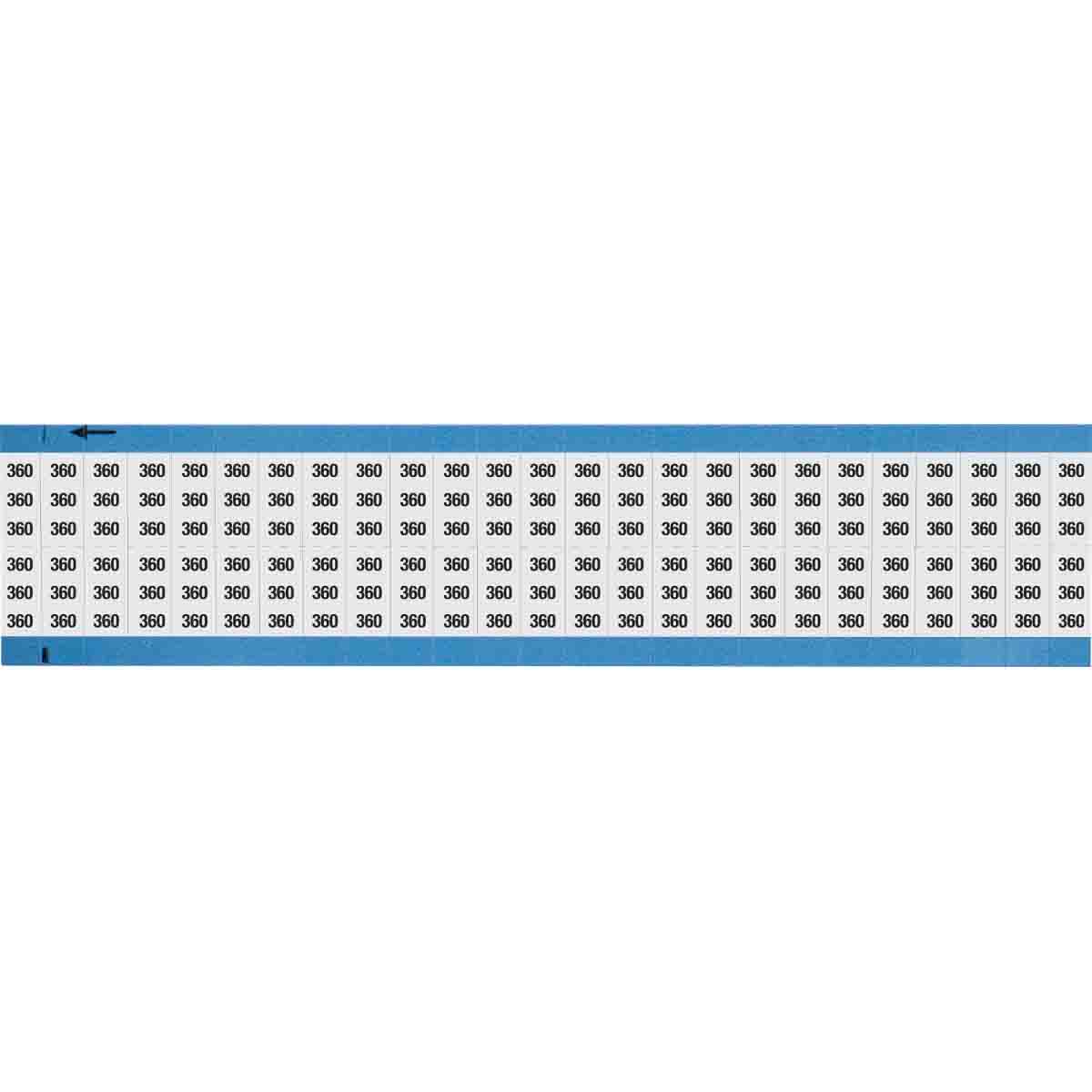 Wire Marker 0.75in H x 0.36in W, 360