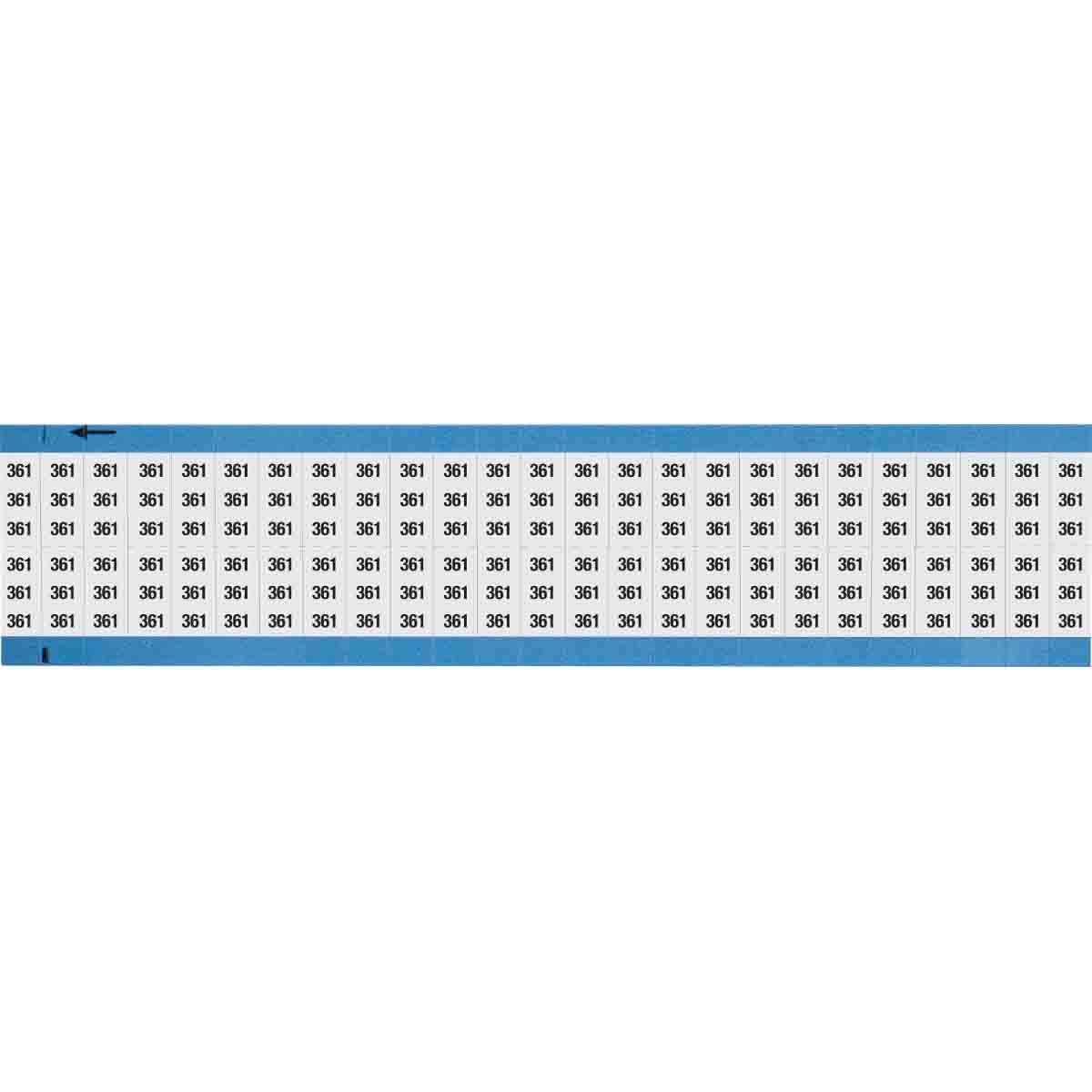 Wire Marker 0.75in H x 0.36in W, 361