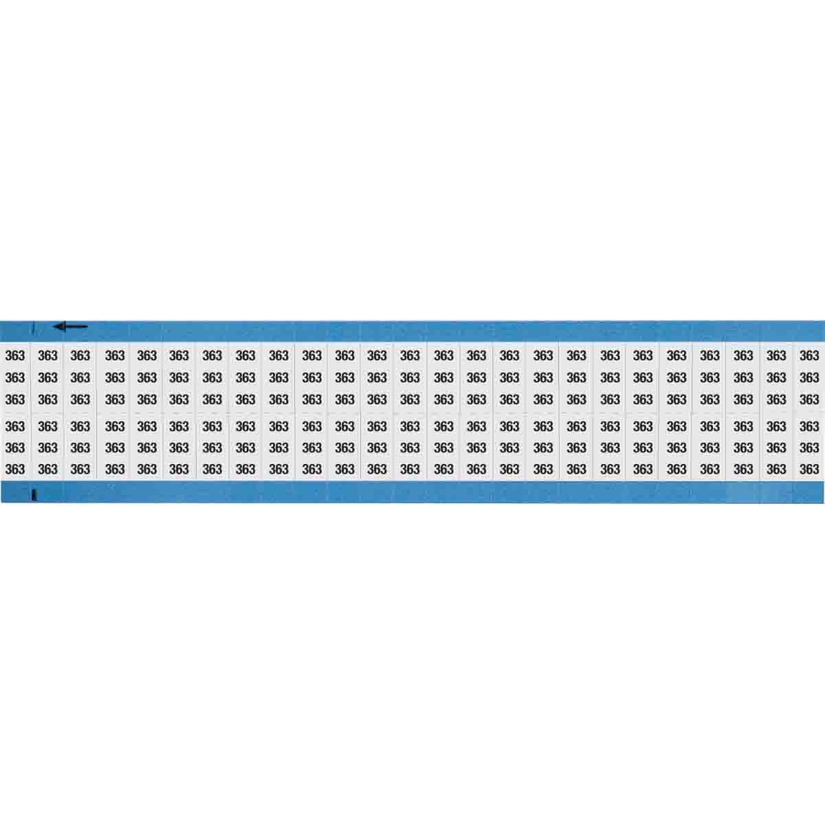 Wire Marker 0.75in H x 0.36in W, 363