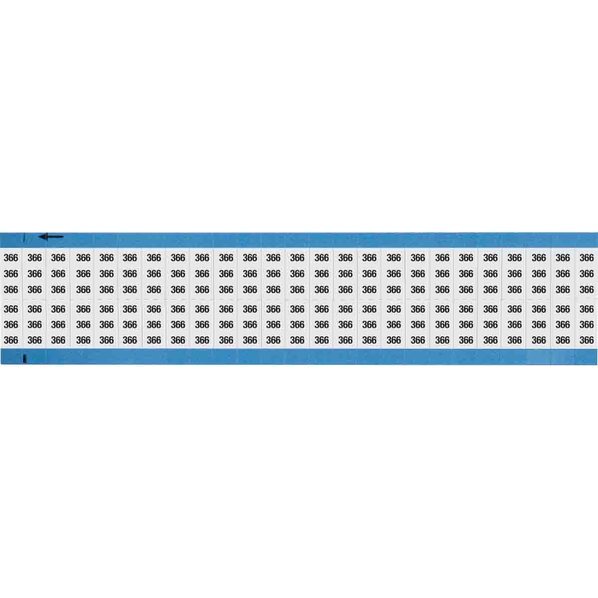 Wire Marker 0.75in H x 0.36in W, 366