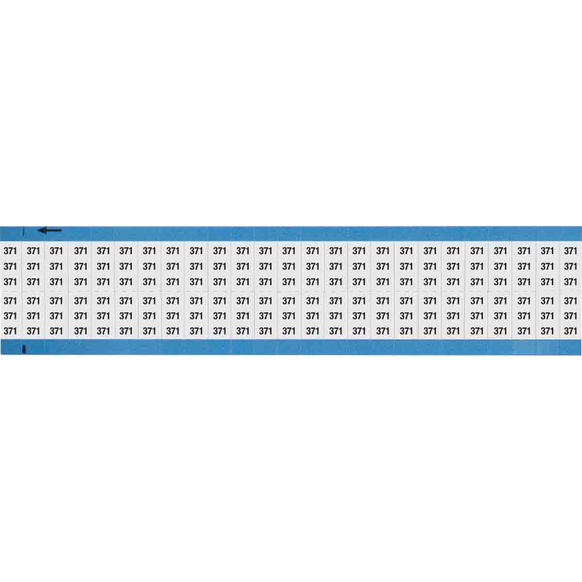 Wire Marker 0.75in H x 0.36in W, 371