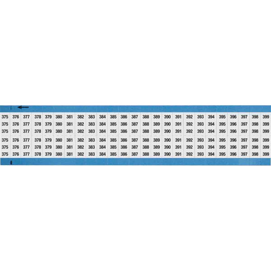 Wire Marker 0.75in H x 0.36in W, 375-399