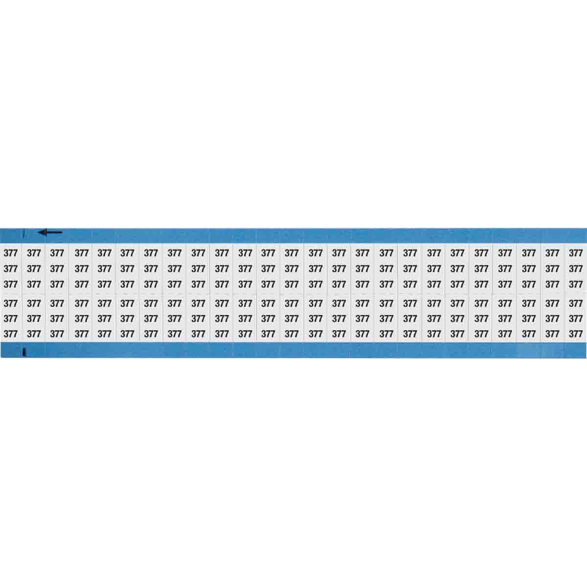 Wire Marker 0.75in H x 0.36in W, 377