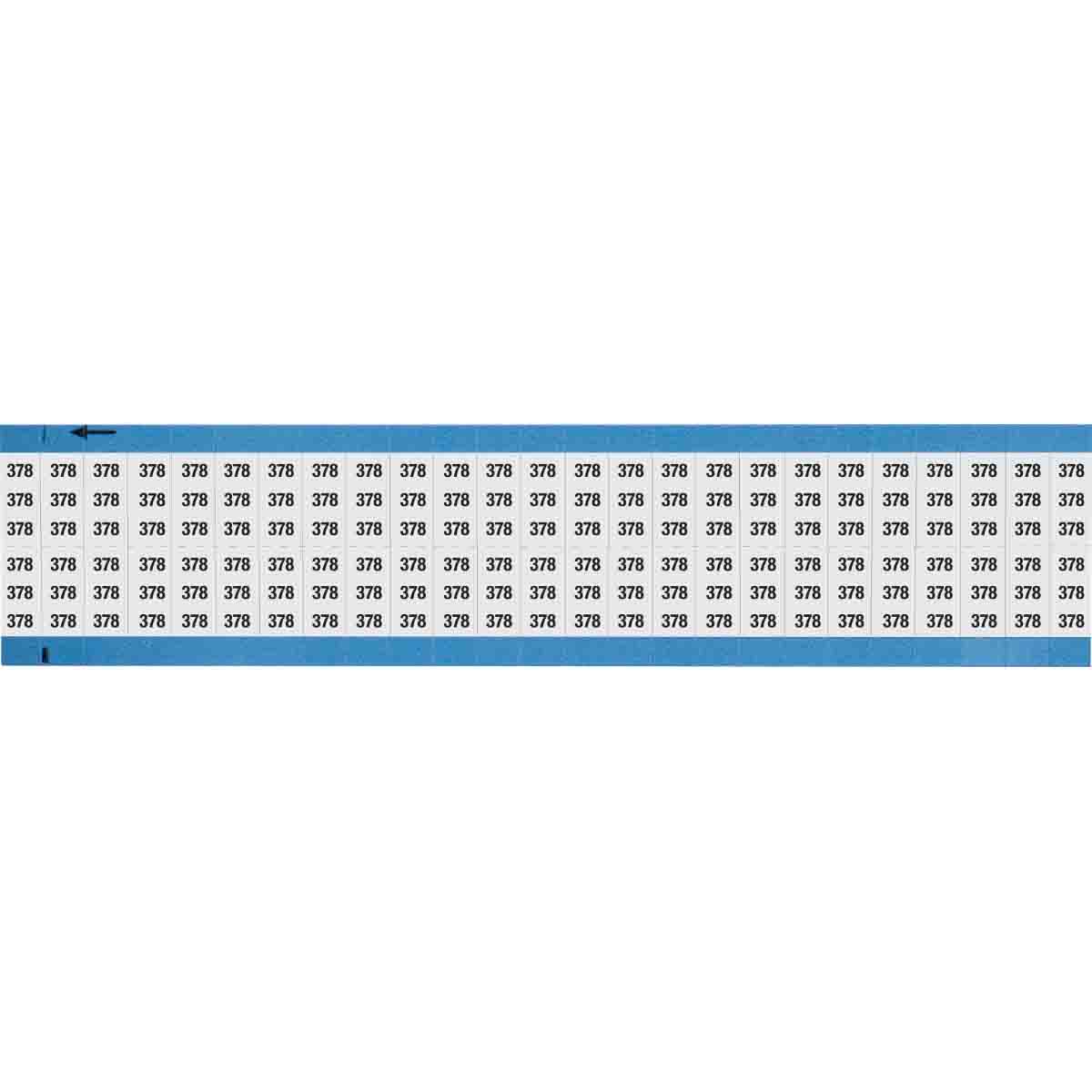 Wire Marker 0.75in H x 0.36in W, 378