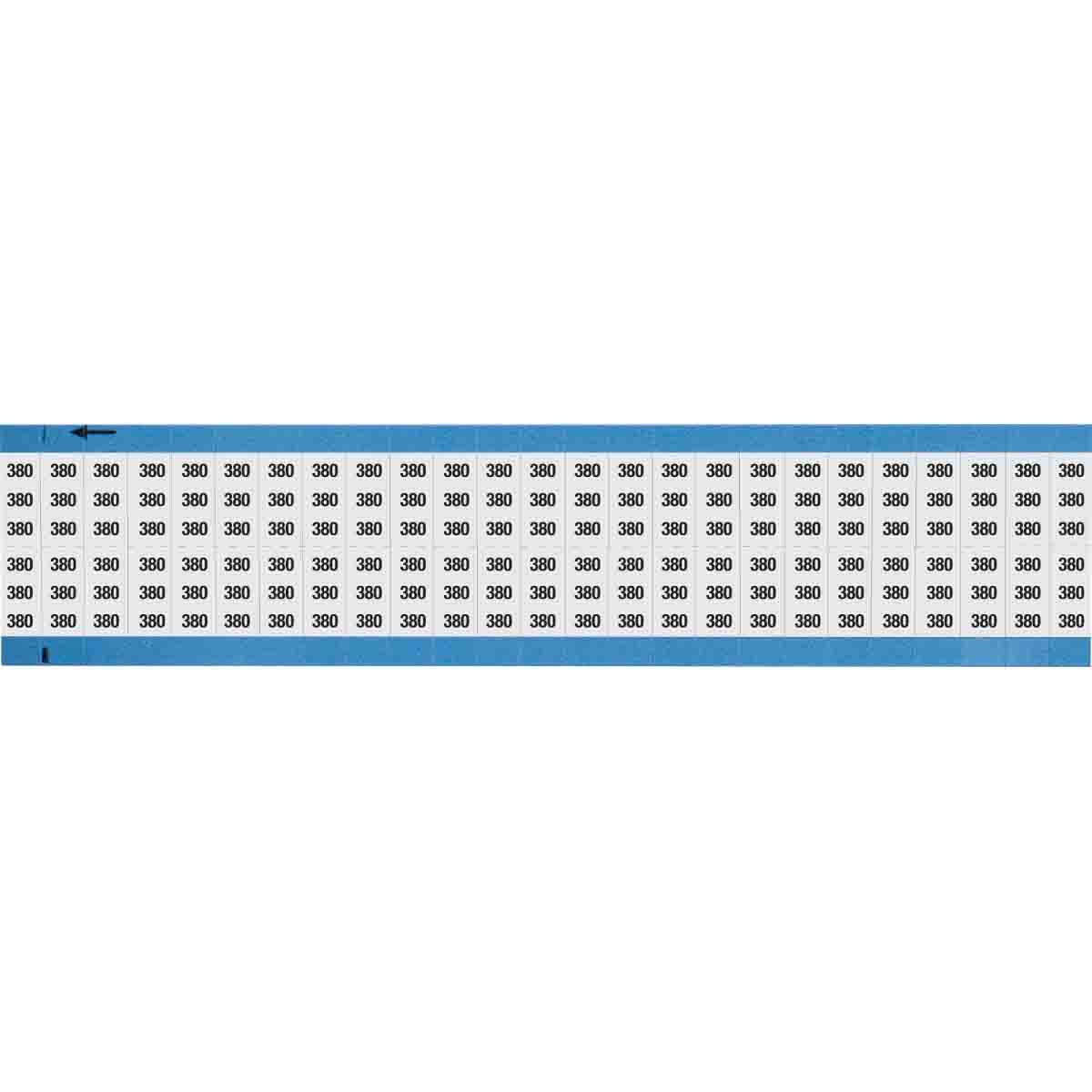 Wire Marker 0.75in H x 0.36in W, 380