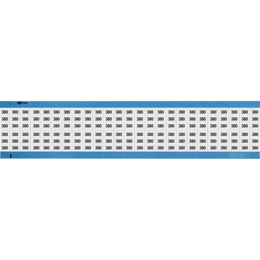 Wire Marker 0.75in H x 0.36in W, 380