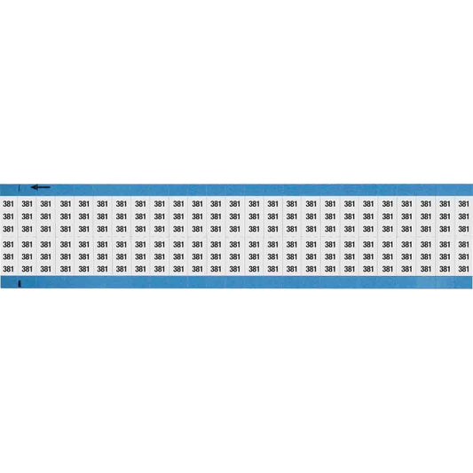 Wire Marker 0.75in H x 0.36in W, 381