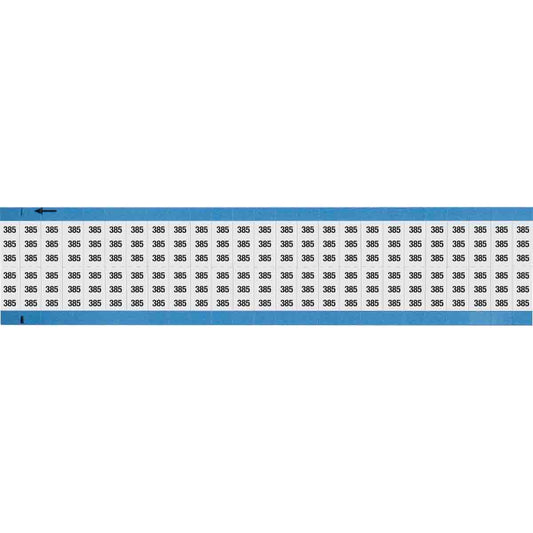 Wire Marker 0.75in H x 0.36in W, 385