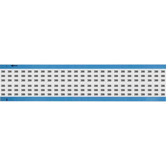 Wire Marker 0.75in H x 0.36in W, 386