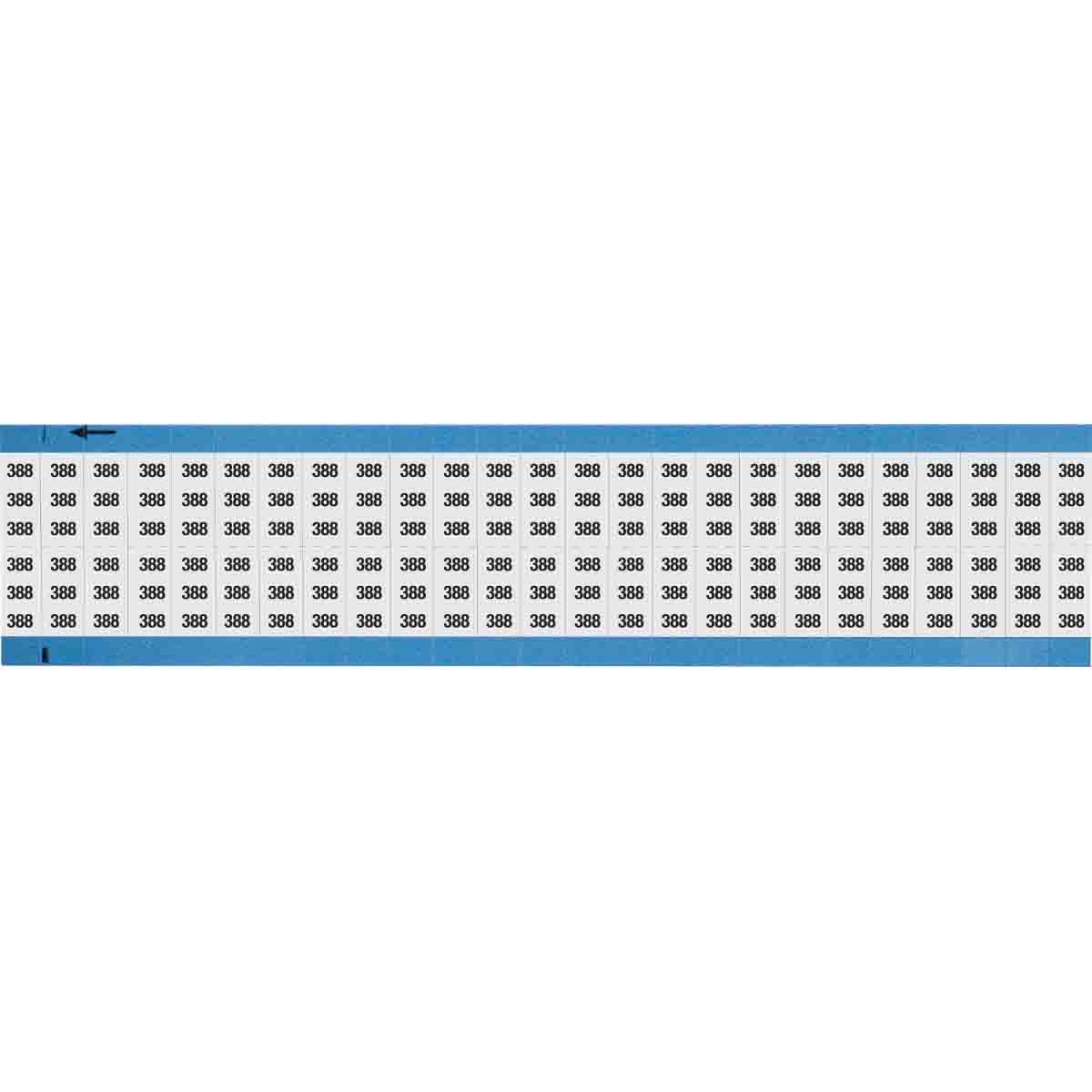 Wire Marker 0.75in H x 0.36in W, 388