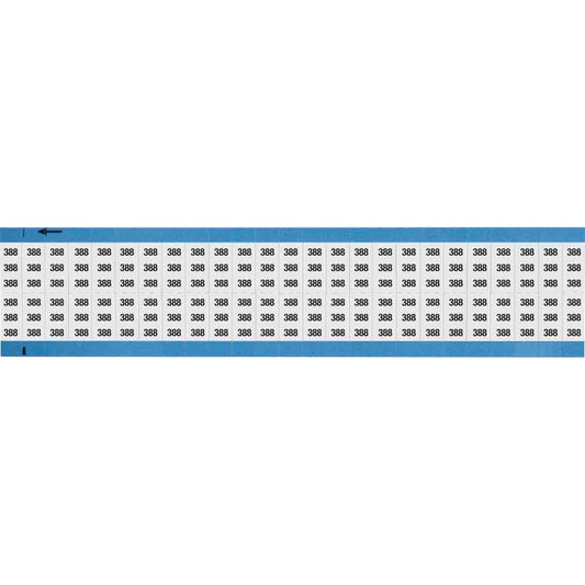 Wire Marker 0.75in H x 0.36in W, 388