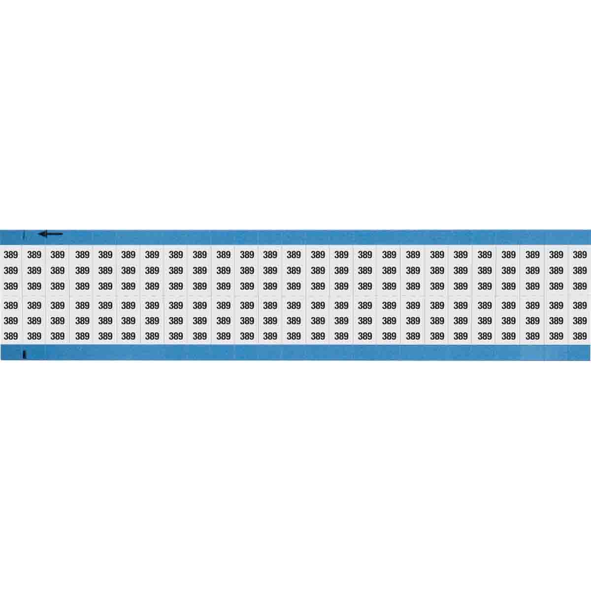 Wire Marker 0.75in H x 0.36in W, 389