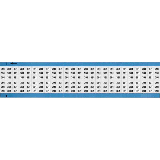 Wire Marker 0.75in H x 0.36in W, 391