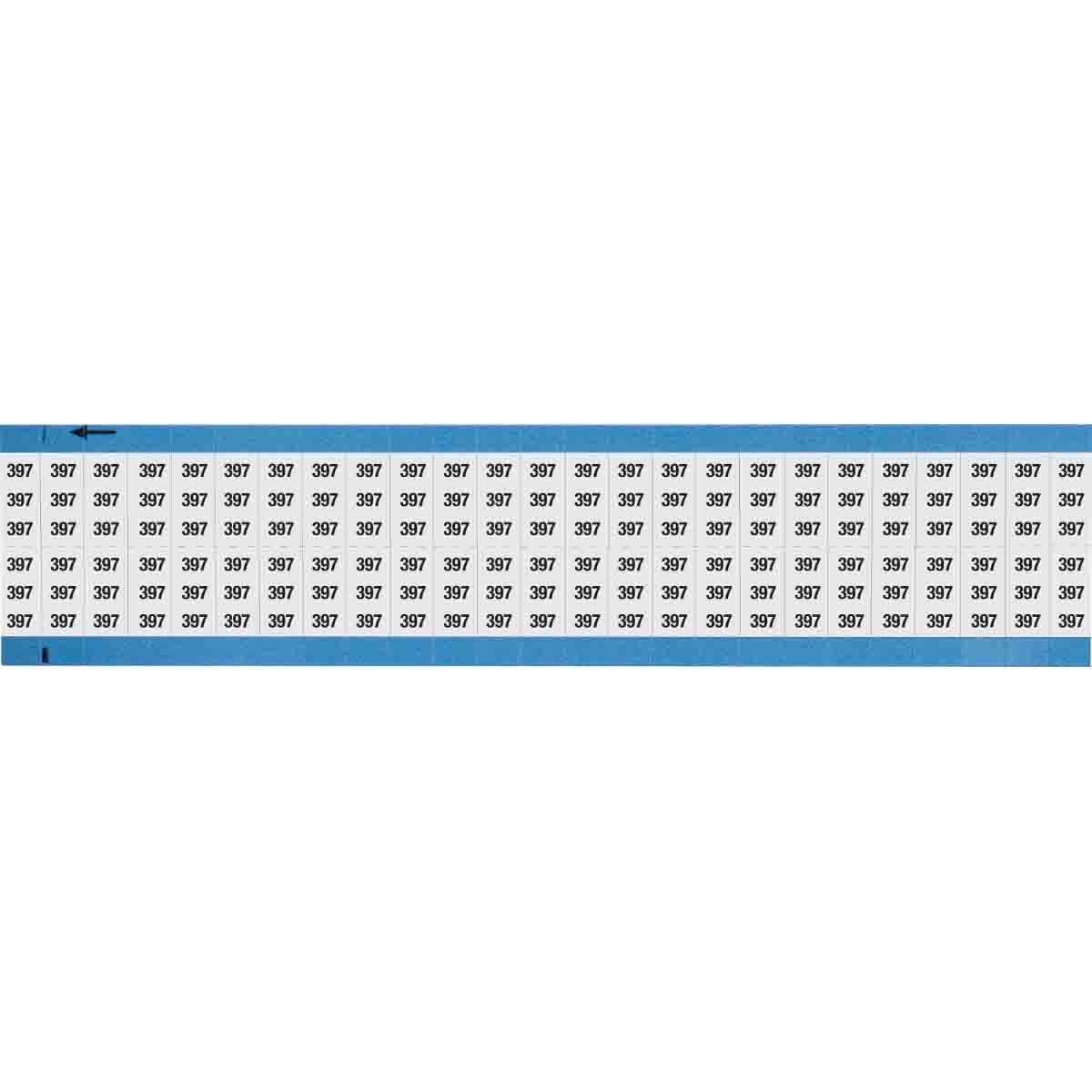 Wire Marker 0.75in H x 0.36in W, 397