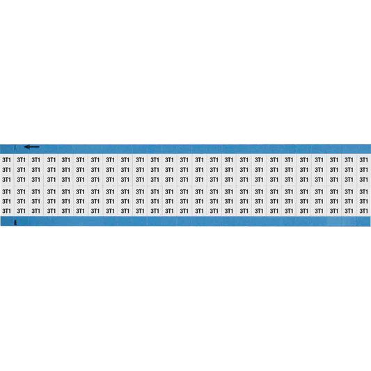 Wire Marker 0.75in H x 0.36in W, 3T1