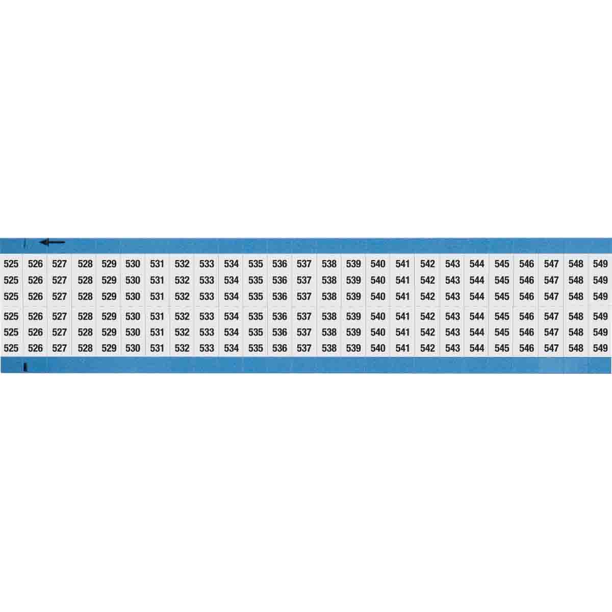 Wire Marker 0.75in H x 0.36in W, 525-549