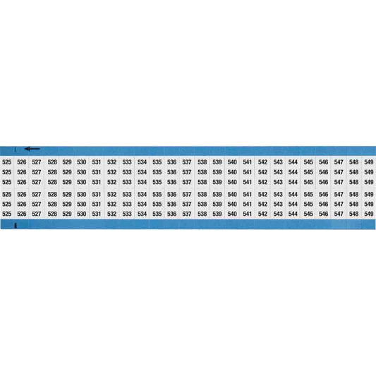 Wire Marker 0.75in H x 0.36in W, 525-549