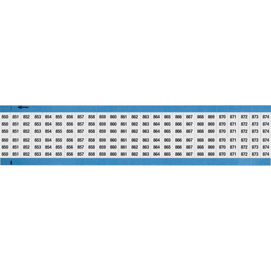 Wire Marker 0.75in H x 0.36in W, 850-874