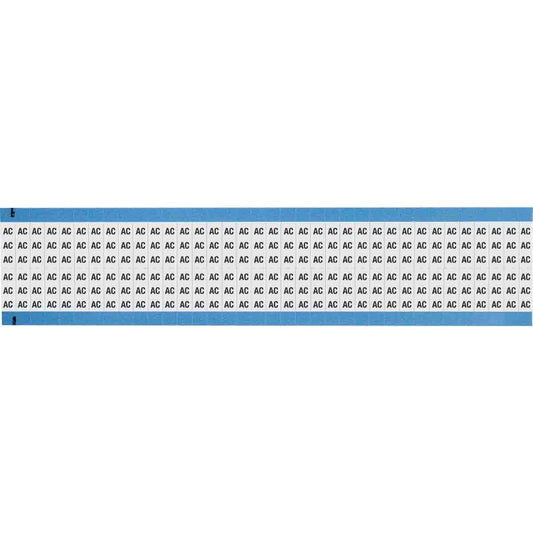 Wire Marker 0.75in H x 0.25in W, A to E