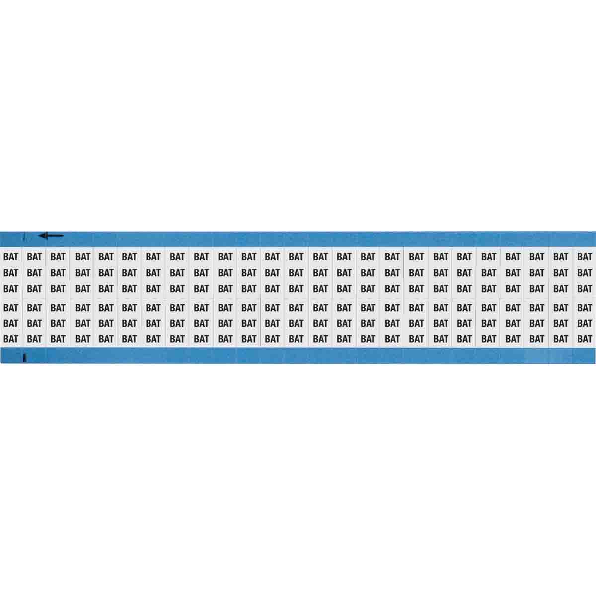 Wire Marker 0.75in H x 0.36in W, BAT