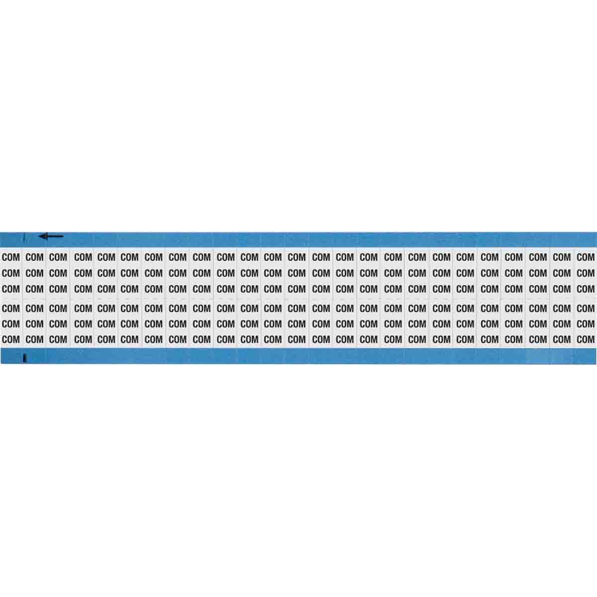 Wire Marker 0.75in H x 0.36in W, COM