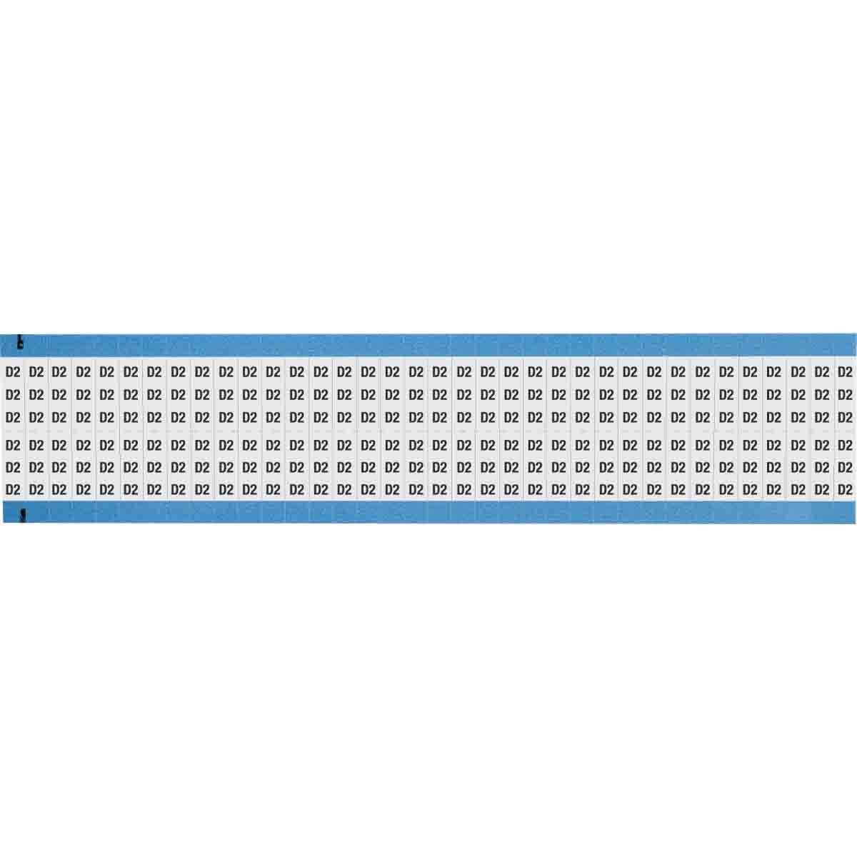 Wire Marker 0.75in H x 0.25in W, D2