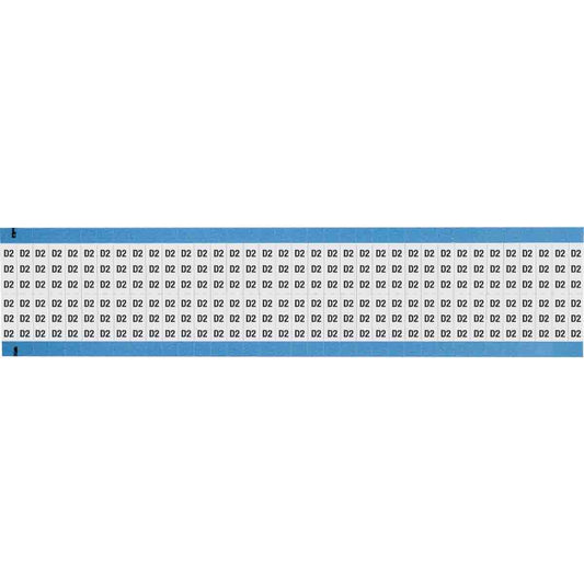 Wire Marker 0.75in H x 0.25in W, D2