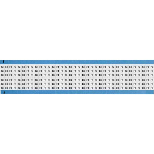 Wire Marker 0.75in H x 0.25in W, F3