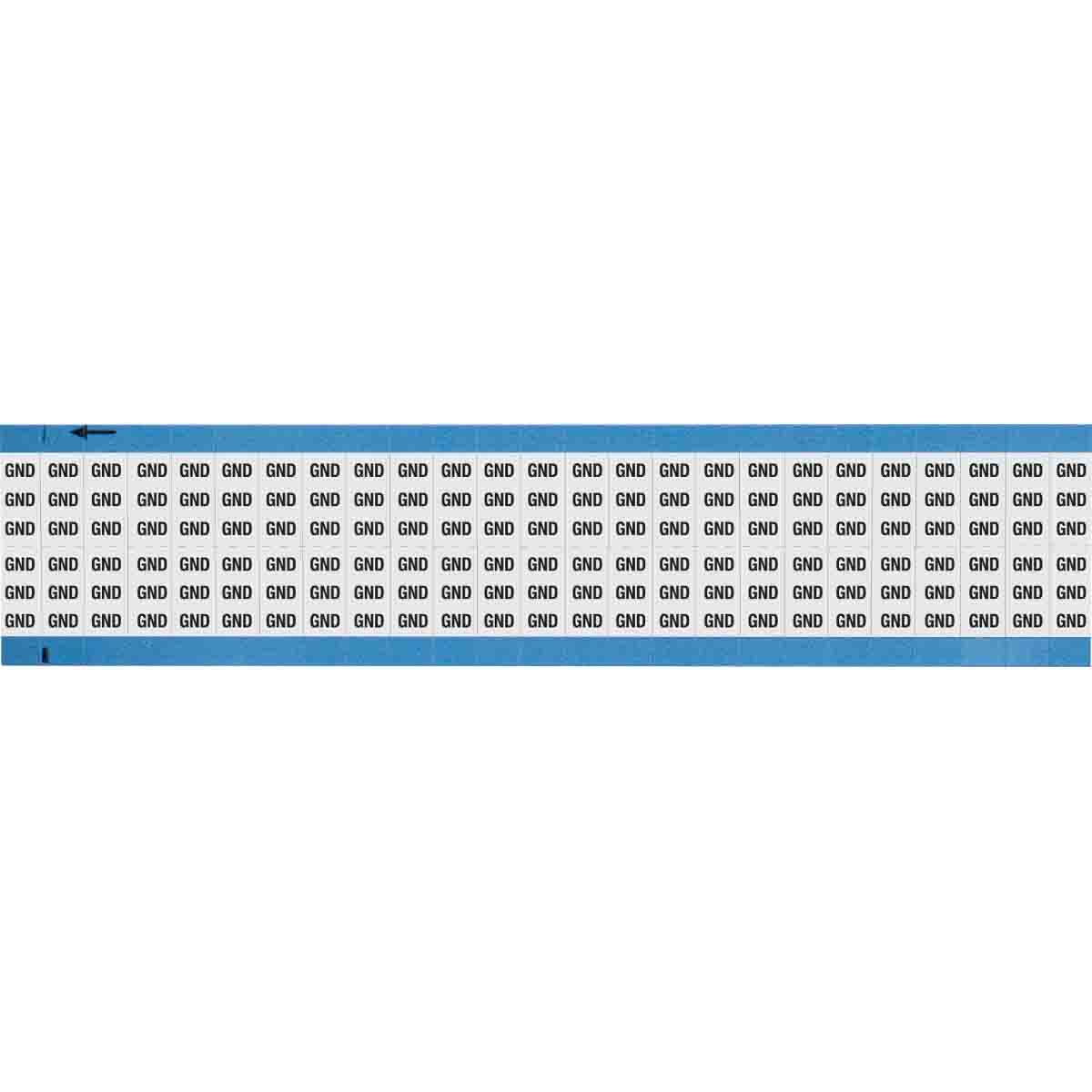 Wire Marker 0.75in H x 0.36in W, GND