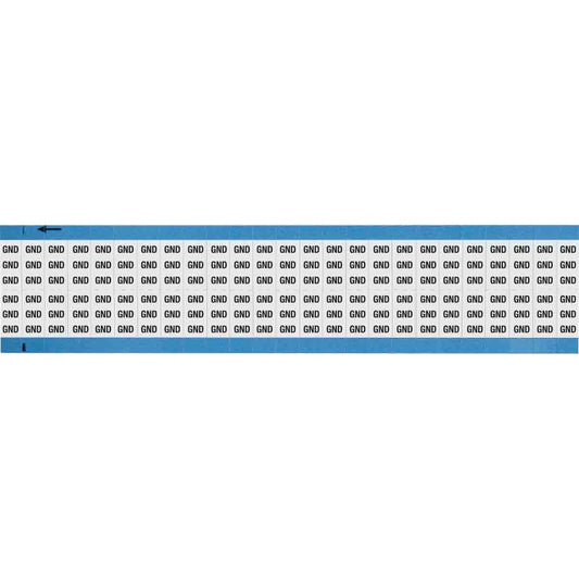 Wire Marker 0.75in H x 0.36in W, GND