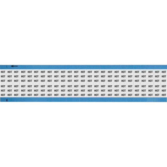 Wire Marker 0.75in H x 0.36in W, HOT