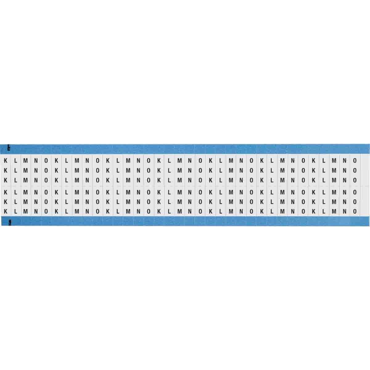 Wire Marker 0.75in H x 0.25in W, K to O