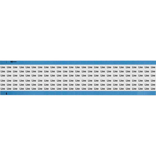 Wire Marker 0.75in H x 0.36in W, LINE