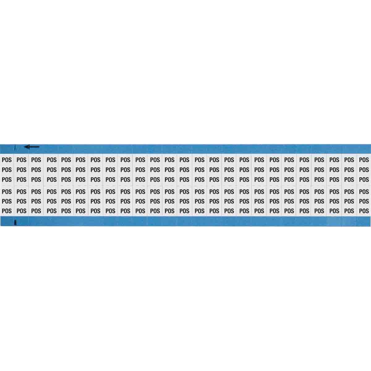 Wire Marker 0.75in H x 0.36in W, POS