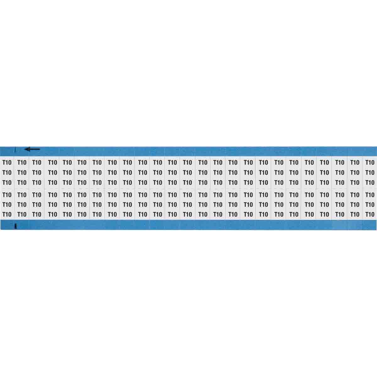 Wire Marker 0.75in H x 0.36in W, T10