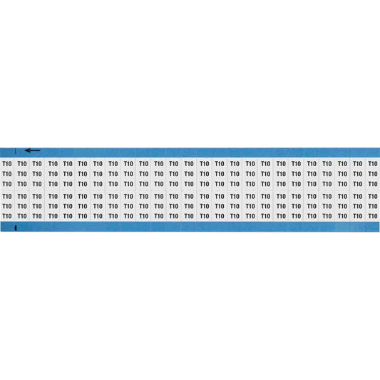 Wire Marker 0.75in H x 0.36in W, T10