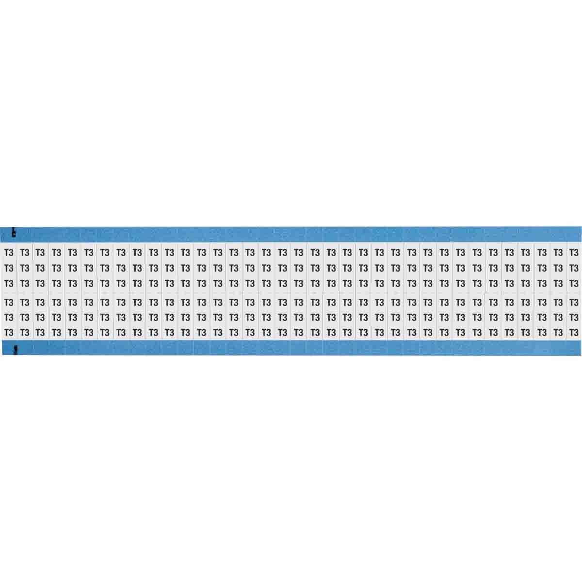 Wire Marker 0.75in H x 0.25in W, T3