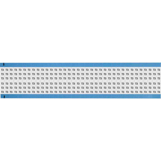 Wire Marker 0.75in H x 0.25in W, T3