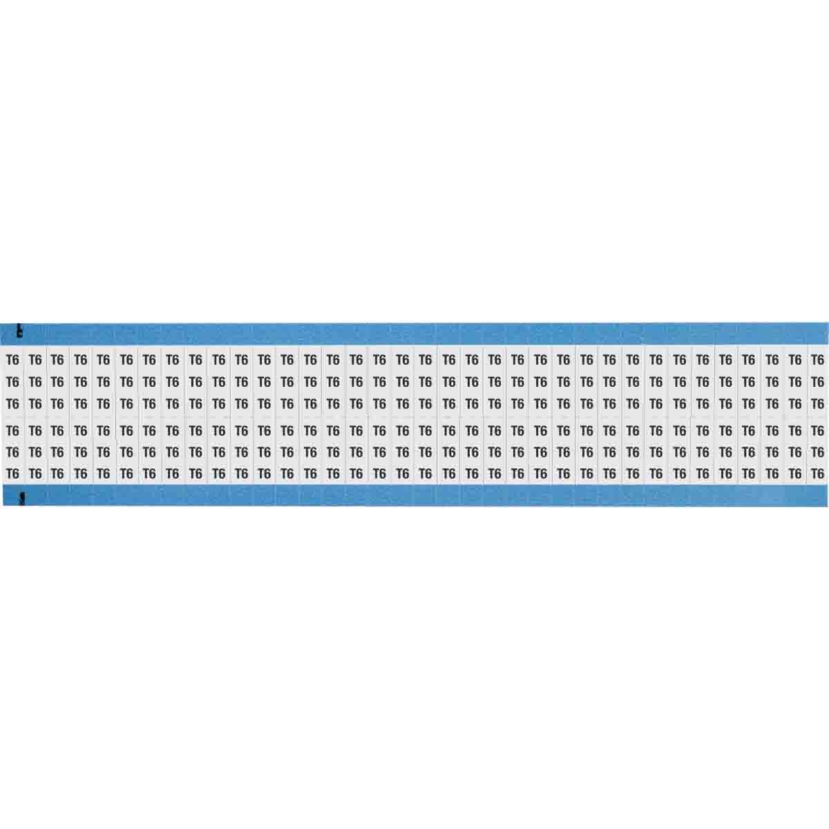 Wire Marker 0.75in H x 0.25in W, T6