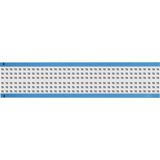 Wire Marker 0.75in H x 0.25in W, T6