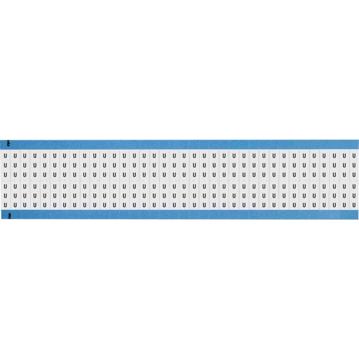 Wire Marker 0.75in H x 0.25in W, U to Z